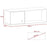 Vegas Grey Melamine Wall Storage Unit - The Furniture Mega Store 