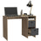 Vegas Grey Melamine Office Desk with 2 Drawers - The Furniture Mega Store 