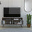 Vegas Grey Melamine Wide TV Unit with Hairpin Legs - The Furniture Mega Store 