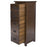 Boston Dark Wood 5 Drawer Narrow Chest - The Furniture Mega Store 