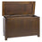 Boston Dark Wood Bedroom Ottoman Storage Box - The Furniture Mega Store 