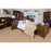 Boston Dark Wood Petite Bedside Cabinet - The Furniture Mega Store 