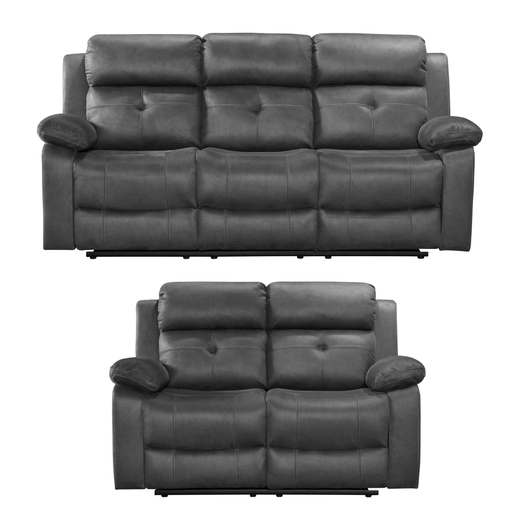 Berlin Fabric 3 Seater & 2 Seater Recliner Sofa Set - Choice Of Colours - The Furniture Mega Store 