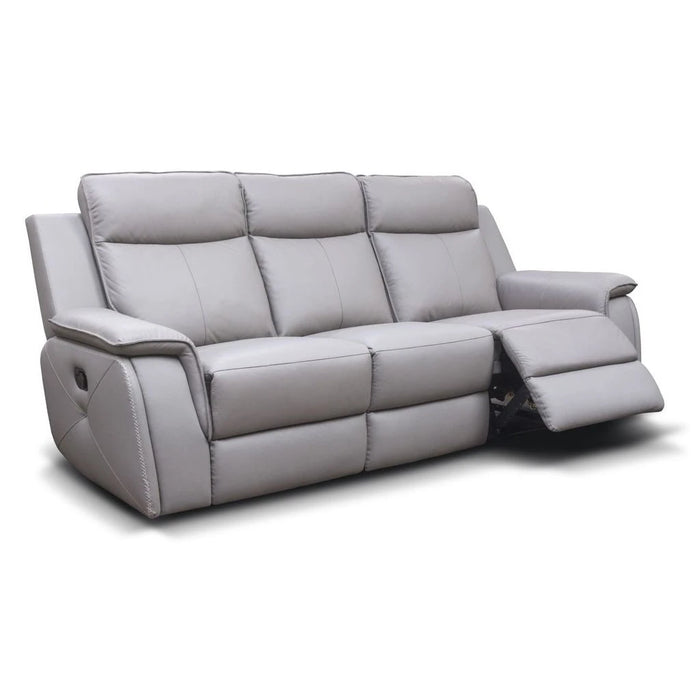Clayton Leather 3 Seater & 2 Seater Recliner Sofa Set - The Furniture Mega Store 