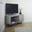 Dalston Grey Oak Corner TV Unit, 90cm with Storage for Television Upto 32in Plasma - The Furniture Mega Store 