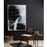 Astratto Abstract Blue & Black Wall Art - The Furniture Mega Store 