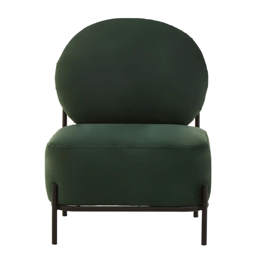 Hayek Green Velvet Armchair - The Furniture Mega Store 