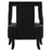 Faye Black Velvet Accent Chair - The Furniture Mega Store 