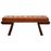 Ivy Genuine Leather Button Tufted Angular Base Bench Seat - 132cm - The Furniture Mega Store 