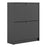 Shoe Cabinet 2 Compartments in Black - The Furniture Mega Store 