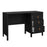 Barcelona 3 Drawer Desk - Matt Black - The Furniture Mega Store 