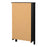 Barcelona Shoe cabinet 2 compartments - Matt Black - The Furniture Mega Store 