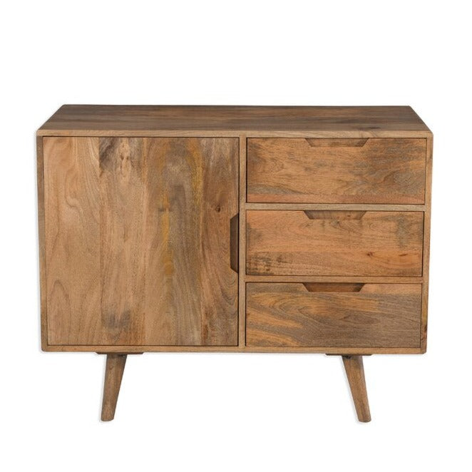 Janeiro Mango Wood Small Sideboard - The Furniture Mega Store 