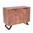 Akash Chevron Parquet Mango Wood 2 Door Sideboard - 95cm - The Furniture Mega Store 