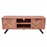 Akash Chevron Parquet Mango Wood Large TV Unit - 135cm - The Furniture Mega Store 