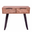 Akash Chevron Parquet Mango Wood 2 Drawer Console Table - 90cm - The Furniture Mega Store 