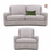Astoria Italian Leather 2.5 Seater Sofa & Armchair Set - The Furniture Mega Store 