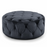 Alexa Plush Velvet Round Tufted Ottoman Footstool - The Furniture Mega Store 