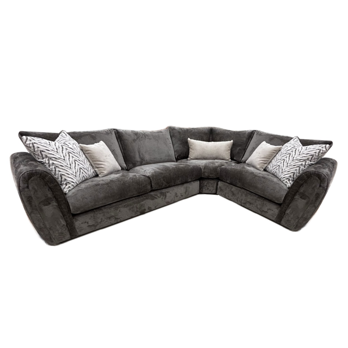 Aaron Modular Corner Sofa - Choice Of Sizes & Fabrics - The Furniture Mega Store 