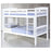 Ashbrook Solid Wood Bunk Bed - White Painted - The Furniture Mega Store 