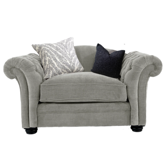Windsor Fabric Love Chair - The Furniture Mega Store 