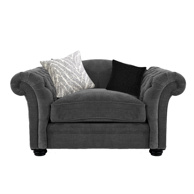 Windsor Fabric Sofa & Chair Collection - Choice Of Sizes & Colours - The Furniture Mega Store 