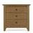 Barnham Oak 3 Drawer Chest Of Drawers - The Furniture Mega Store 