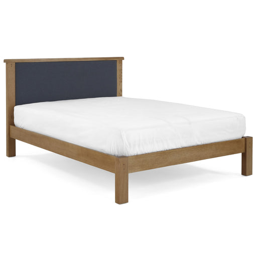 Barnham Oak 4'6 Double Bed - The Furniture Mega Store 