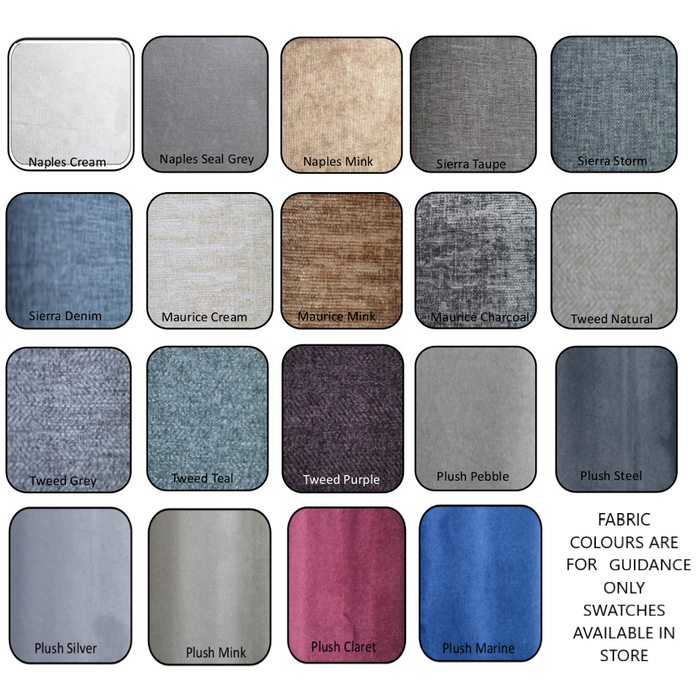 Langham 1000 Luxury Pocket Divan Bed Set - Base + Headboard + Mattress - Choice Of Sizes & Fabrics - The Furniture Mega Store 