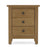 Barnham Oak 3 Drawer Bedside Table - The Furniture Mega Store 