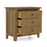 Barnham Oak 3 Drawer Chest Of Drawers - The Furniture Mega Store 