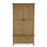 Barnham Oak Gents 2 Door Wardrobe - The Furniture Mega Store 