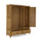 Barnham Oak Triple Wardrobe With Central Mirrored Door - The Furniture Mega Store 