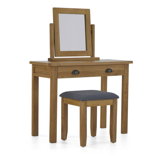 Barnham Oak Dressing Table Set - The Furniture Mega Store 