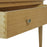 Bath Oak Coffee Table, Storage with 2 Drawers - The Furniture Mega Store 