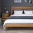 Bath Oak 4ft 6 Double Bed - Low Foot End - The Furniture Mega Store 