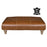 Beatrix Leather Footstool - Choice Of Feet & Leathers - The Furniture Mega Store 