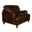 Beatrix Leather Armchair & Love Chair Collection - Choice Of Feet & Leathers - The Furniture Mega Store 