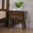 Kent 2 Drawer Bedside Solid Hardwood Rustic Oak - The Furniture Mega Store 