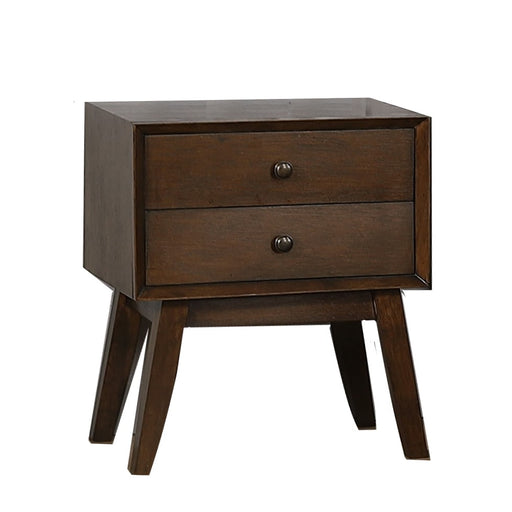 Kent 2 Drawer Bedside Solid Hardwood Rustic Oak - The Furniture Mega Store