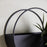 Black Circular Wall Planters (Set of 2) - The Furniture Mega Store 