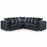 Alexa Plush Velvet Corner Sofa - Pillow Or Classic Back - Choice Of Sizes & Colours - The Furniture Mega Store 