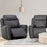 Bohemia Power Recliner Armchair - Integrated USB Charging Ports & Silent Power Recline - The Furniture Mega Store 