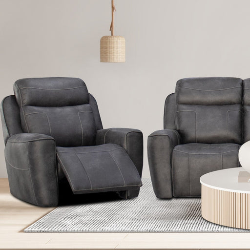 Bohemia Power Recliner Sofa Collection - Integrated USB Charging Ports & Silent Power Recline - The Furniture Mega Store 