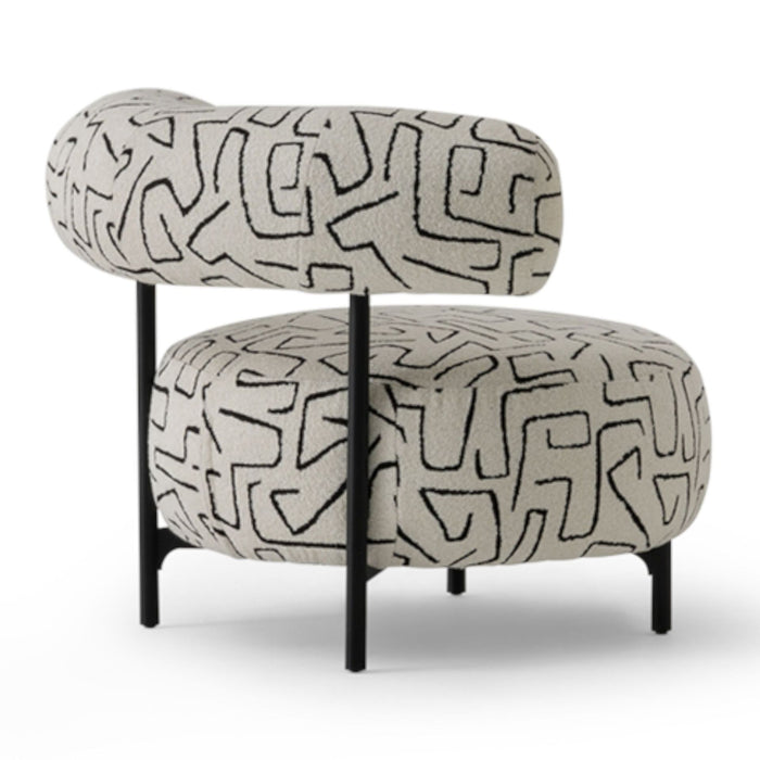 Bon Bon Fabric Armchair  - Various Options - The Furniture Mega Store 