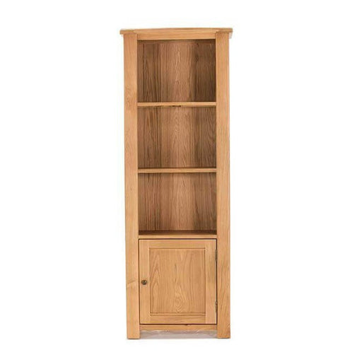 Breeze Oak Tall Bookcase - The Furniture Mega Store