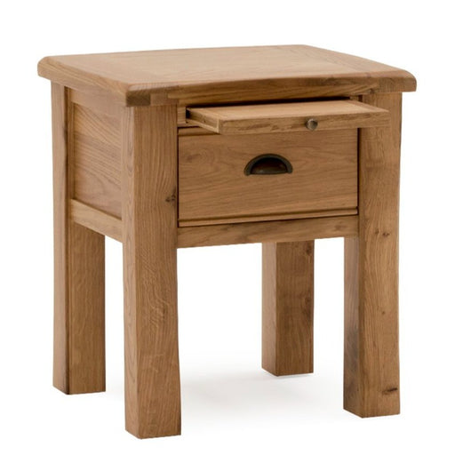 Breeze Oak Lamp Table - The Furniture Mega Store 