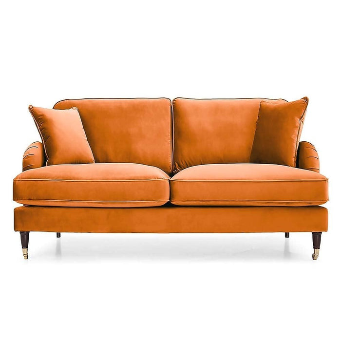 Rupert Velvet Sofa & Chair Collection - Choice Of Sizes & Colours - The Furniture Mega Store 