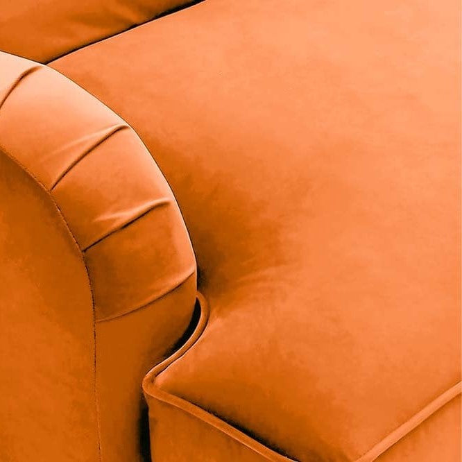 Rupert Velvet 2 & 3 Seater Sofa Set - Choice Of Colours - The Furniture Mega Store 