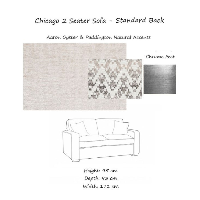 Chicago Fabric Sofa Collection - Pillow Or Classic Back - The Furniture Mega Store 
